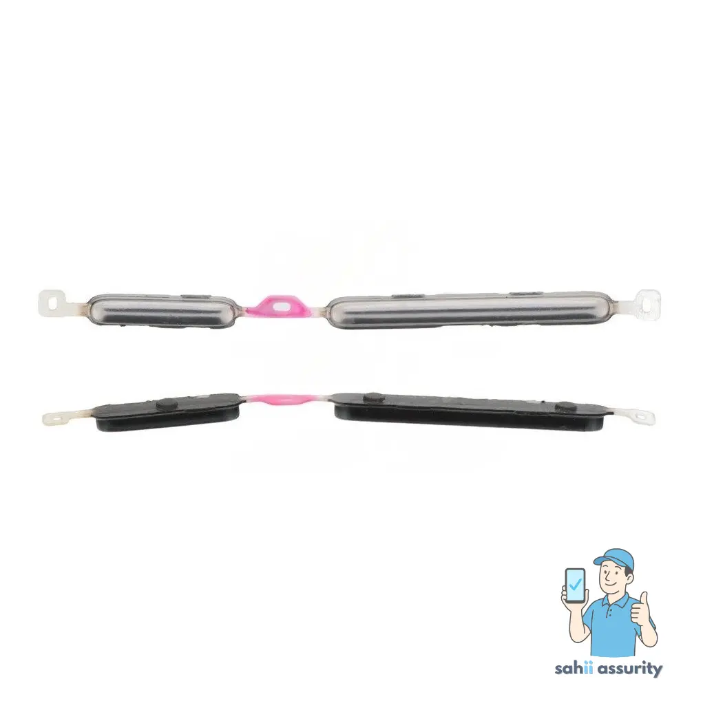 Volume Side Button Outer for Motorola Moto G51 5G Silver